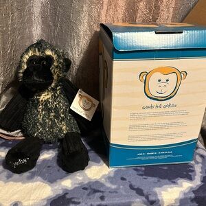 Scentsy Black and Gray Stuffed Gorilla Toy